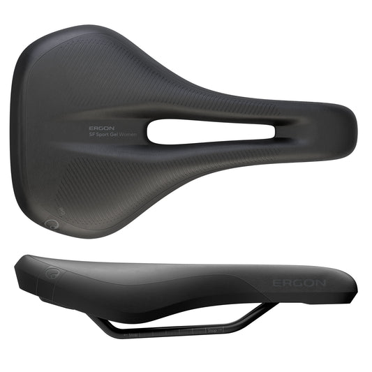 Ergon SF Saddle - Steel Black Womens Medium/Large-Goodwynn's