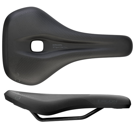 Ergon SF Sport Gel Saddle - Chromoly Black Mens Small/Medium-Goodwynn's