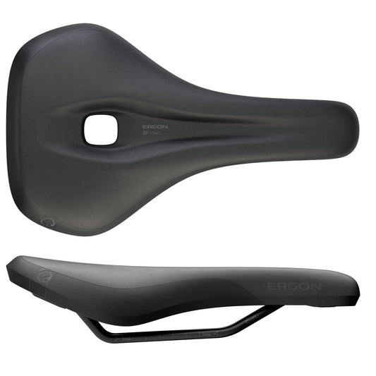 Ergon SF Saddle - Steel Black Mens Medium/Large-Goodwynn's