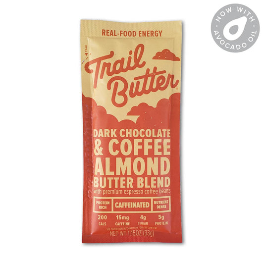 Trail Butter Nut Butter Blends - Dark Chocolate & Coffee Almond Butter  - 1.15oz Packets-Goodwynn's