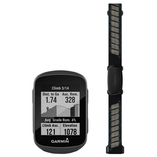 Garmin Edge 130 Plus Bundle Bike Computer - GPS HR Monitior Black-Goodwynn's