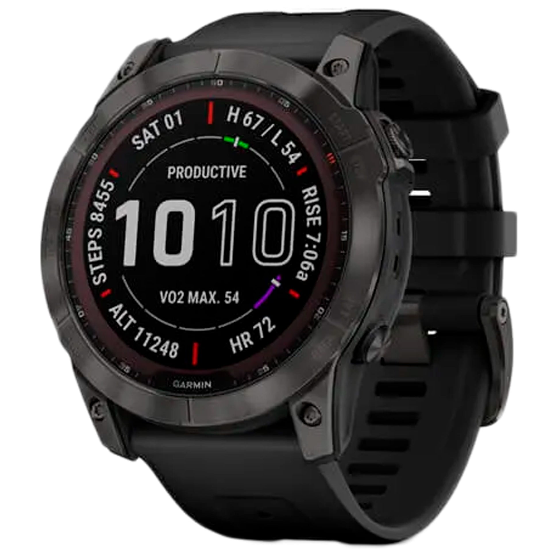 Garmin fenix 7X Sapphire Solar Black DLC Ti w/Black Band-Goodwynn&#39;sGoodwynn&#39;s