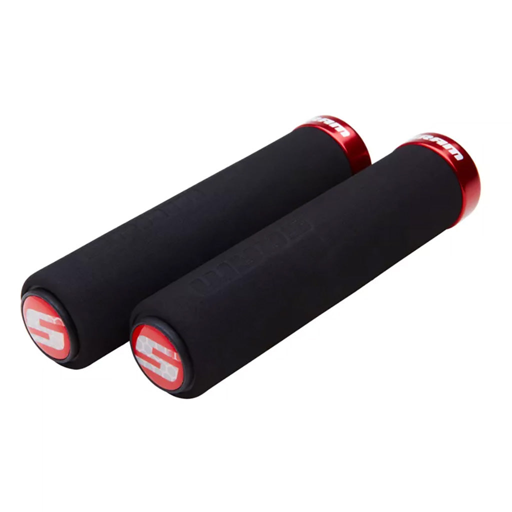 SRAM Locking MTB Straight Foam Grip Set Black-Goodwynn&#39;sGoodwynn&#39;s