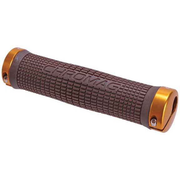 Chromag Squarewave Grips Brown/Gold-Goodwynn&#39;sGoodwynn&#39;s