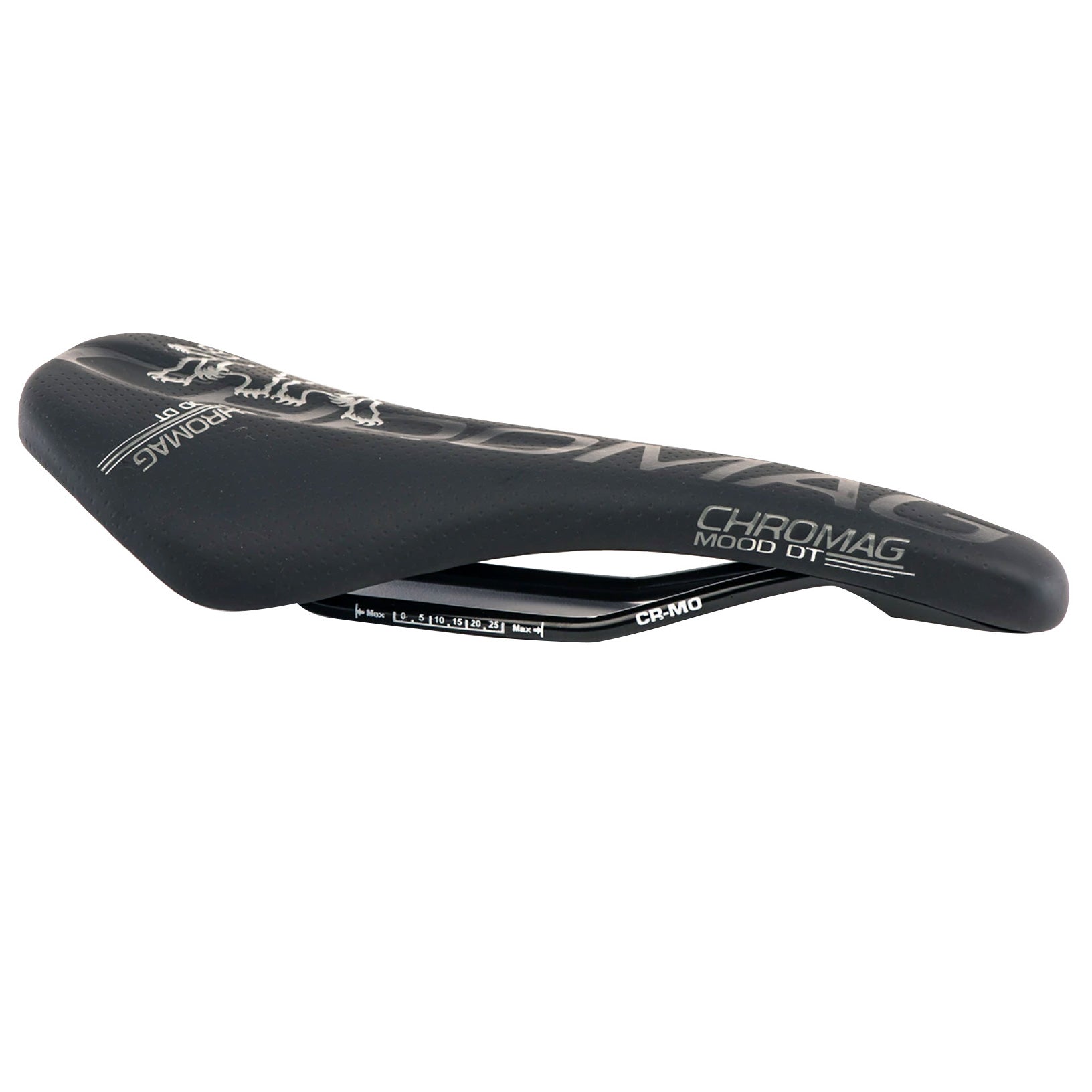 Chromag Mood DT Saddle CrMo Rails - Black/Gray-Goodwynn&#39;sGoodwynn&#39;s