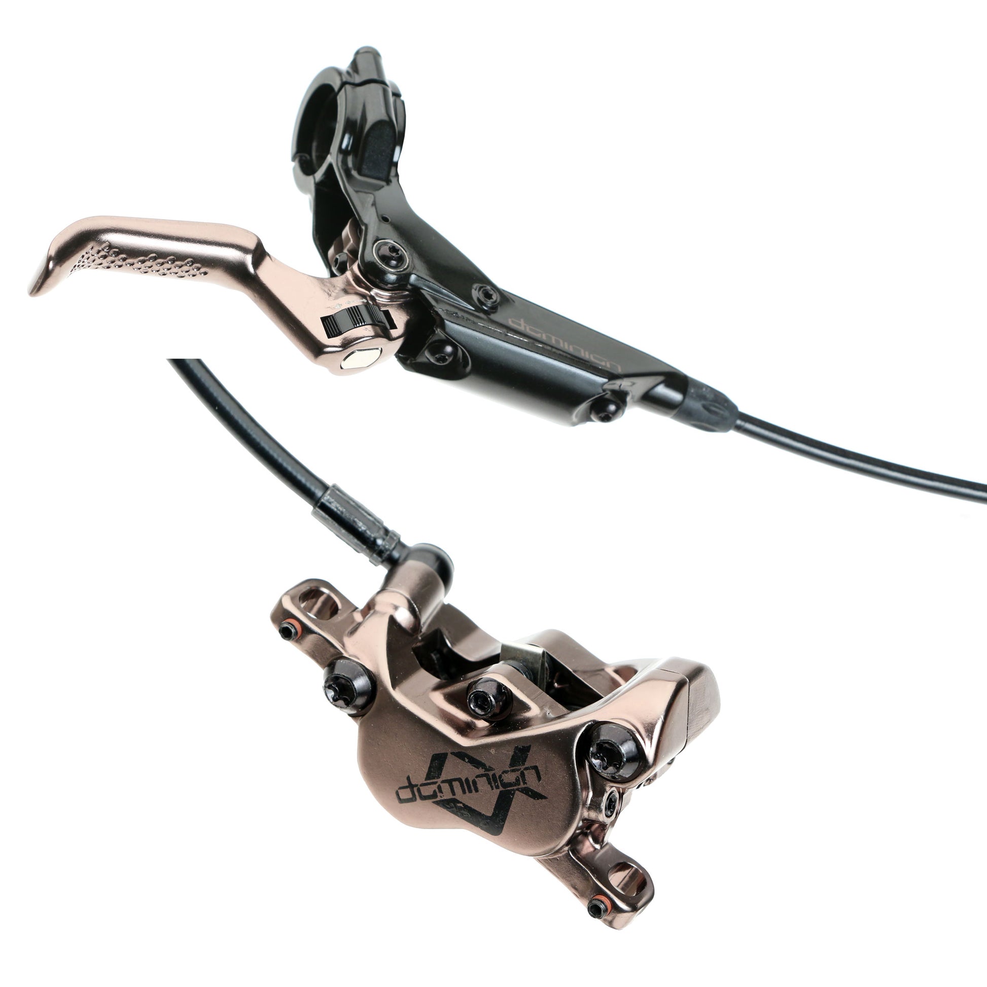 Hayes Dominion A4 Disc Brake Lever - Front Rear Hydraulic Post Mount 1000mm Hose BLK/Bronze-Goodwynn&#39;sGoodwynn&#39;s