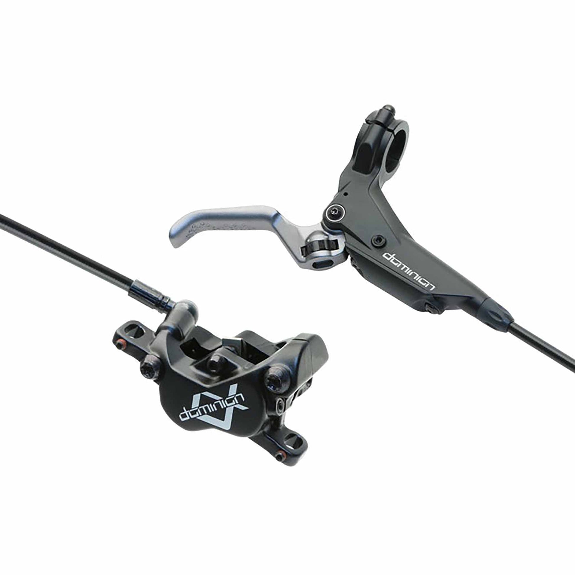 Hayes Dominion A4 Disc Brake Lever - Rear Hydraulic Post Mount Stealth BLK/Gray-Goodwynn&#39;sGoodwynn&#39;s