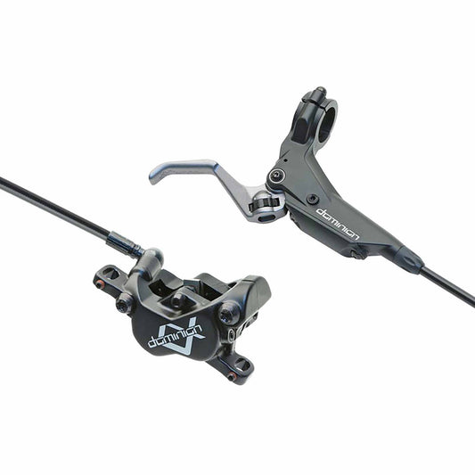 Hayes Dominion A4 Disc Brake SRL Lever - Rear Hydraulic Post Mount Stealth BLK/Gray-Goodwynn's