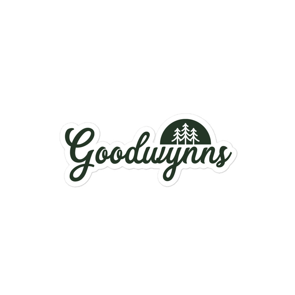 Goodwynn's Co Classic Logo Sticker-Goodwynn&#39;sGoodwynn&#39;s