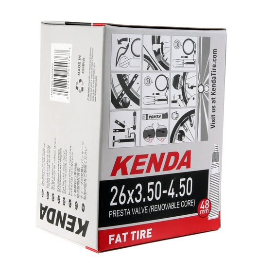 Kenda Butyl Tube 26 x 3.5-4.5" PV/48mm RVC - Each-Goodwynn's