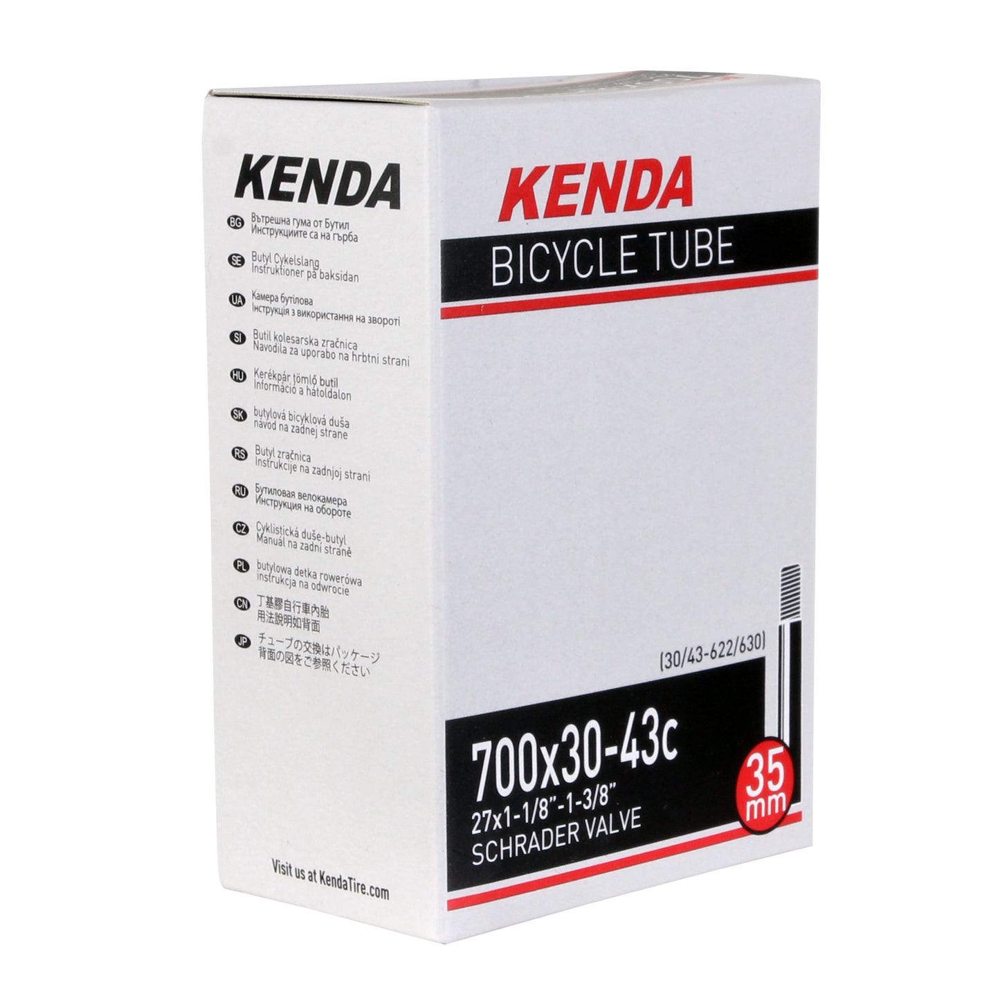 Kenda Schrader Tube Schrader Length: 35mm 700C 30-43C