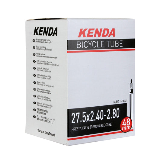 Kenda Butyl Tube 27.5 x 2.4-2.8" PV/48mm RVC - Each-Goodwynn's