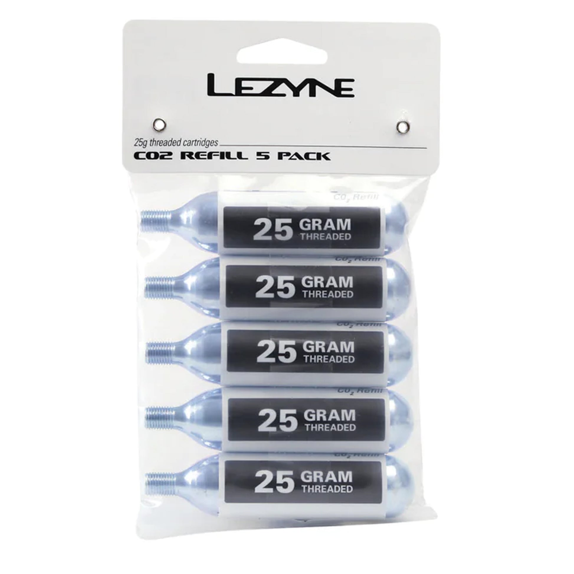 Lezyne 25g Threaded CO2 Cartridges 5/Count-Goodwynn&#39;sGoodwynn&#39;s