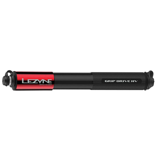 Lezyne Grip Drive HV Pump Medium Red-Goodwynn's