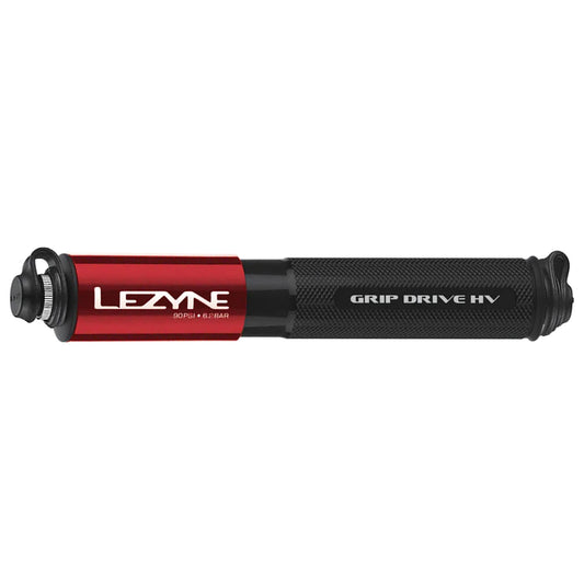 Lezyne Grip Drive HV Pump Small Red-Goodwynn's