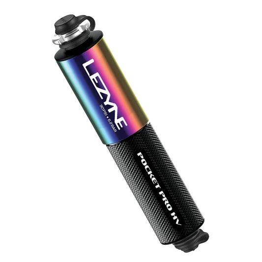 Lezyne Pocket Drive Pro HV Mini Pump - Aluminium 90psi  Presta/Schrader With Mount Neo/BLK-Goodwynn's