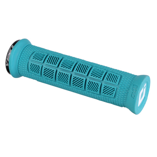 ODI Elite Pro V2.1 Grips - Turquoise/Black Lock-On-Goodwynn's