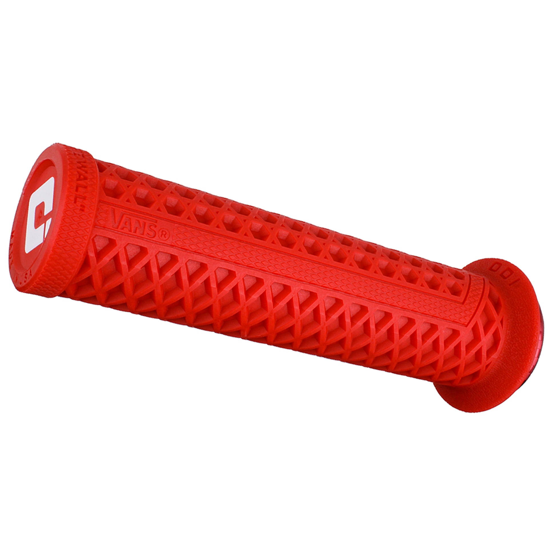 ODI Vans V2.1 Grips - White/Red/Red Lock-On-Goodwynn&#39;sGoodwynn&#39;s