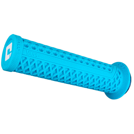 ODI Vans V2.1 Grips - White/Light Blue/Blue Lock-On-Goodwynn's