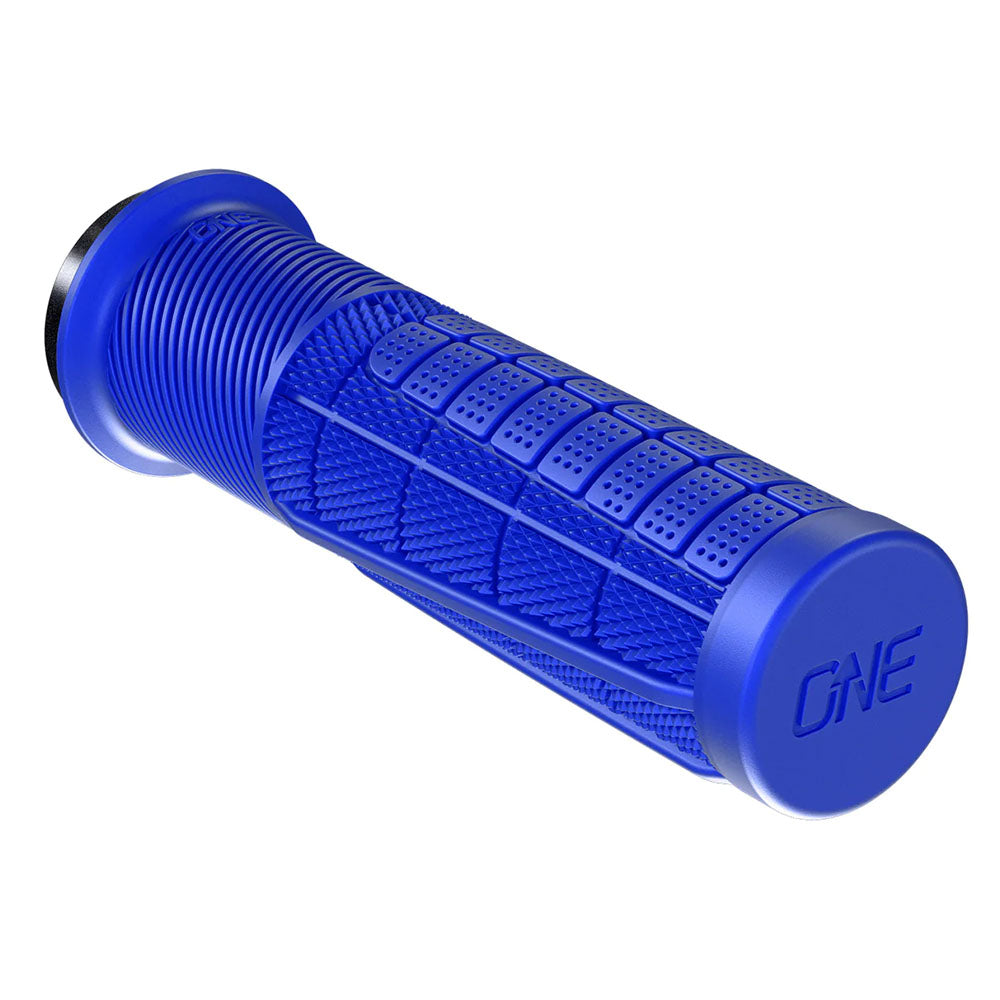 OneUp Components Thick Lock-On Grips Blue-Goodwynn&#39;sGoodwynn&#39;s