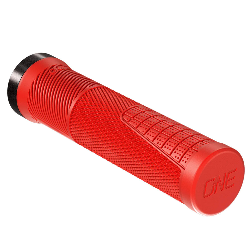 OneUp Components Thin Lock-On Grips Red-Goodwynn&#39;sGoodwynn&#39;s