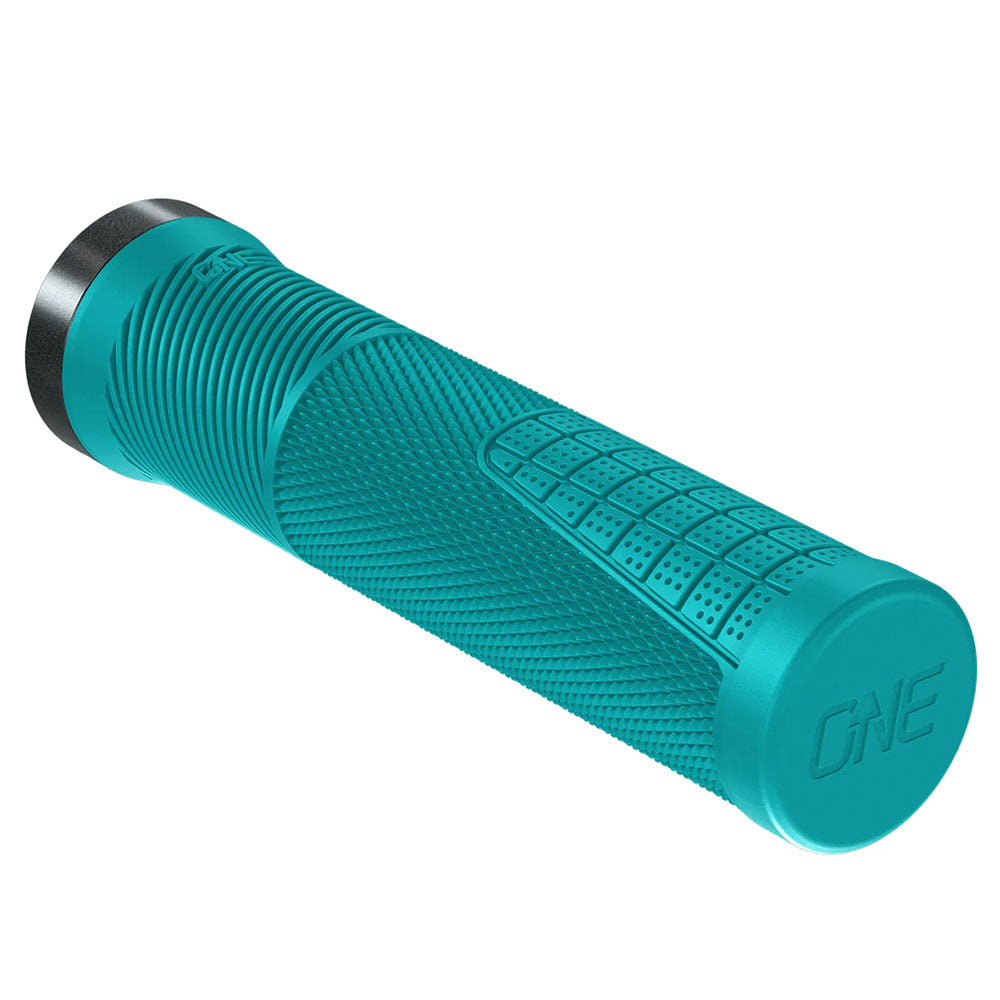 OneUp Components Thin Lock-On Grips Turquoise-Goodwynn&#39;sGoodwynn&#39;s