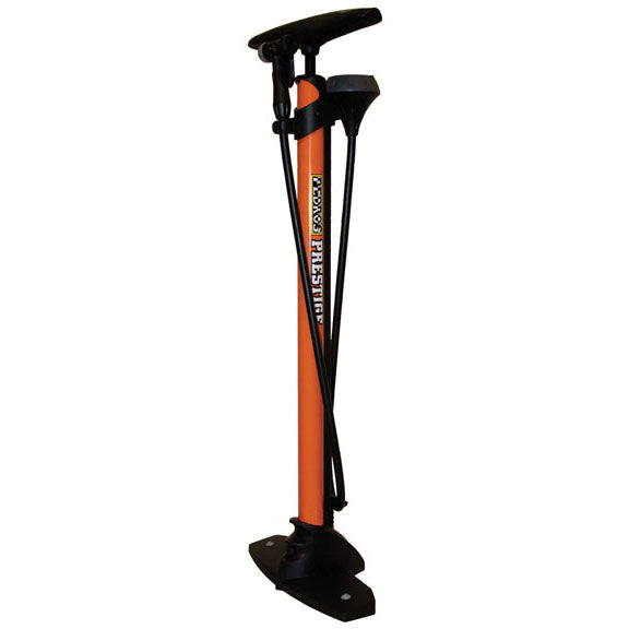 Pedros Floor Pump Prestige Mechanic Orange