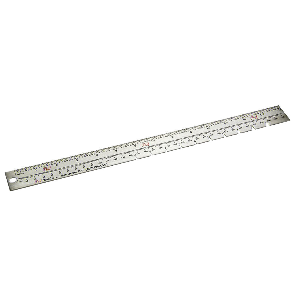 Phil Wood Spoke Gauge and Length Ruler Stainless Steel-Goodwynn&#39;sGoodwynn&#39;s