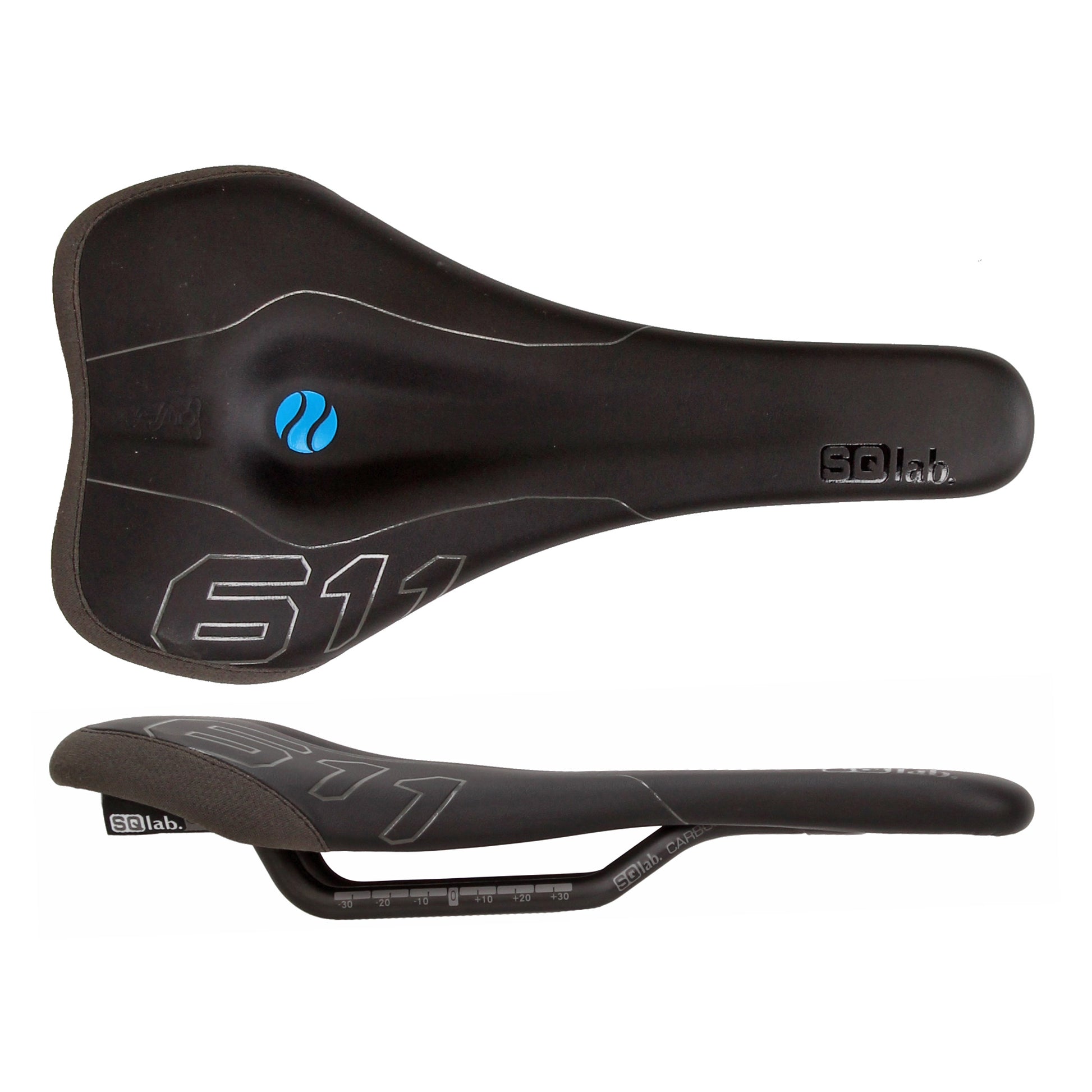 SQlab 611 Ergowave carbon rail 130* saddle blk-Goodwynn&#39;sGoodwynn&#39;s