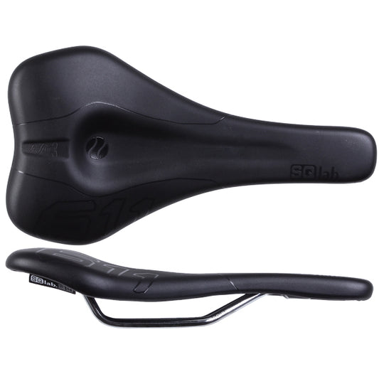 SQlab 611 Ergowave CrMo rail 130* Saddle blk-Goodwynn's