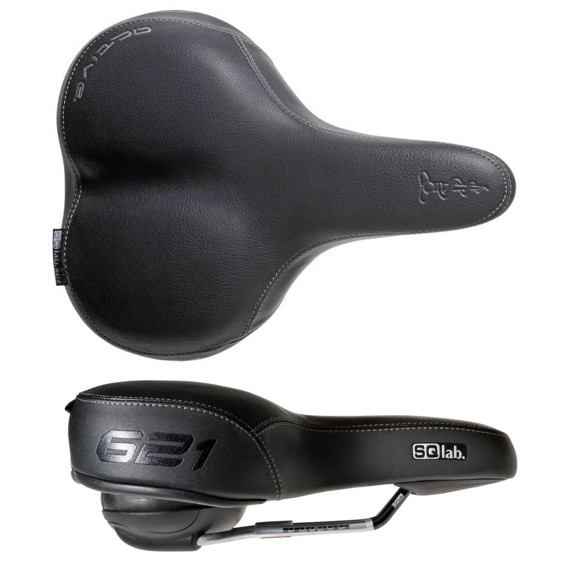 SQlab 621 M-D Active CrMo Rail 210 Saddle Blk-Goodwynn&#39;sGoodwynn&#39;s