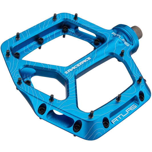 RaceFace Atlas Pedals - Platform Aluminum 9/16" Blue-Goodwynn's