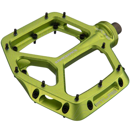 RaceFace Atlas Pedals - Platform Aluminum 9/16" Green-Goodwynn's