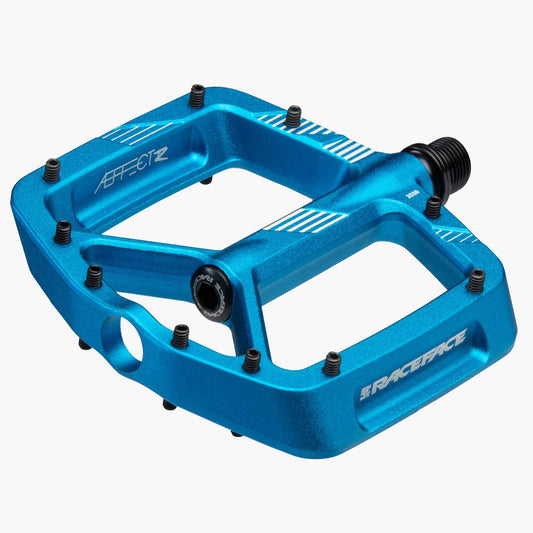 RaceFace Aeffect R Pedals - Platform Aluminum 9/16" Blue-Goodwynn's