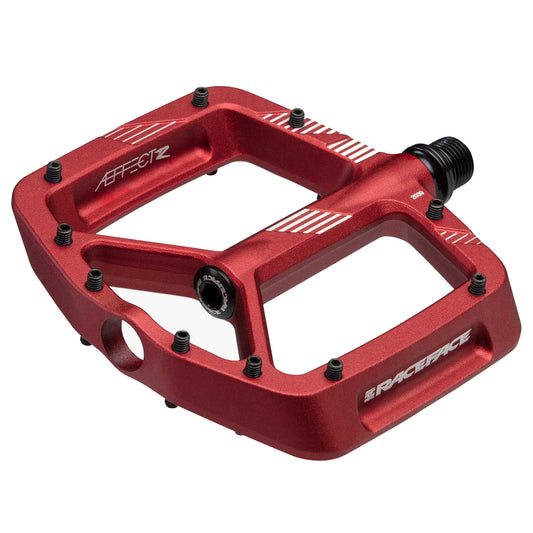 RaceFace Aeffect R Pedals - Platform Aluminum 9/16" Red-Goodwynn's