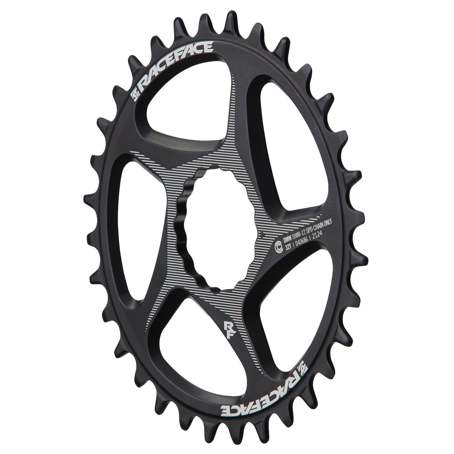 RaceFace Direct Mount Wide Chainring - 30t DM CINCH For Shimano 12-Speed HG+ Compatible Chain BLK-Goodwynn&#39;sGoodwynn&#39;s