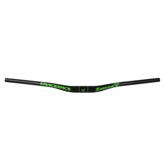 RaceFace Turbine R Riser Handlebar: 35 x 800mm 20mm Rise Green-Goodwynn's