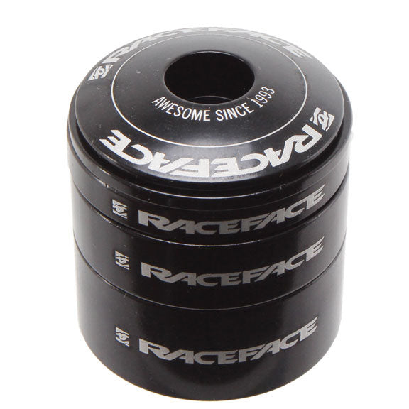 Race Face Headset Spacer Kit with Top Cap Aluminum Black-Goodwynn&#39;sGoodwynn&#39;s