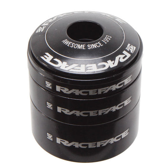 Race Face Headset Spacer Kit with Top Cap Aluminum Black-Goodwynn's