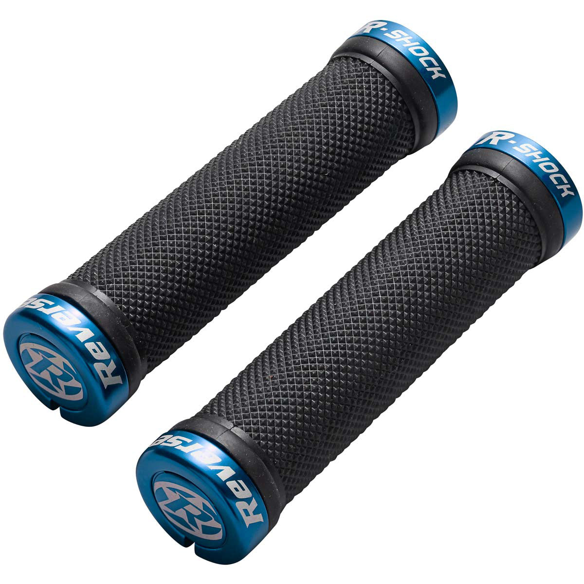 Reverse R-Shock Lock-On Grips 31mm - Black/Blue-Goodwynn&#39;sGoodwynn&#39;s