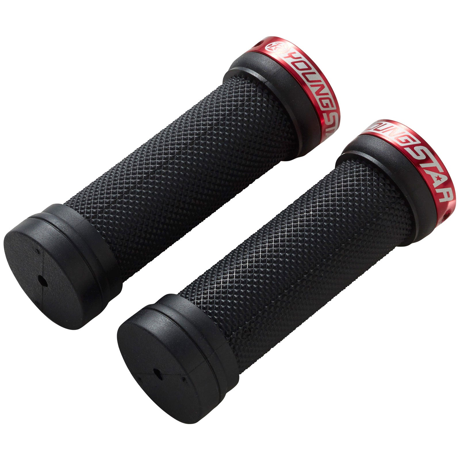 Reverse Youngstar Single Lock-On Grips 28mm Black/Red-Goodwynn&#39;sGoodwynn&#39;s