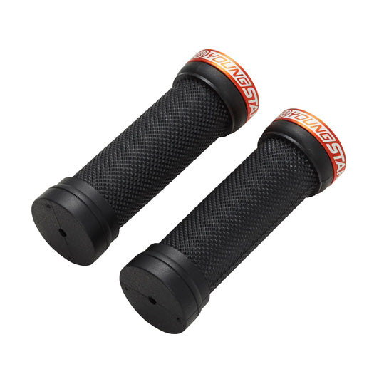 Reverse Youngstar Single Lock-On Grips 28mm Black/Orange-Goodwynn&#39;sGoodwynn&#39;s