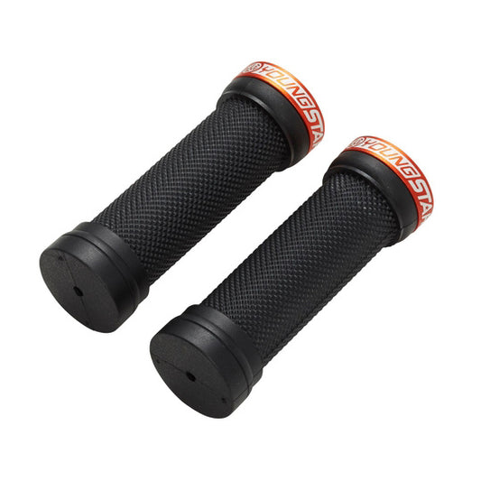 Reverse Youngstar Single Lock-On Grips 28mm Black/Orange-Goodwynn's