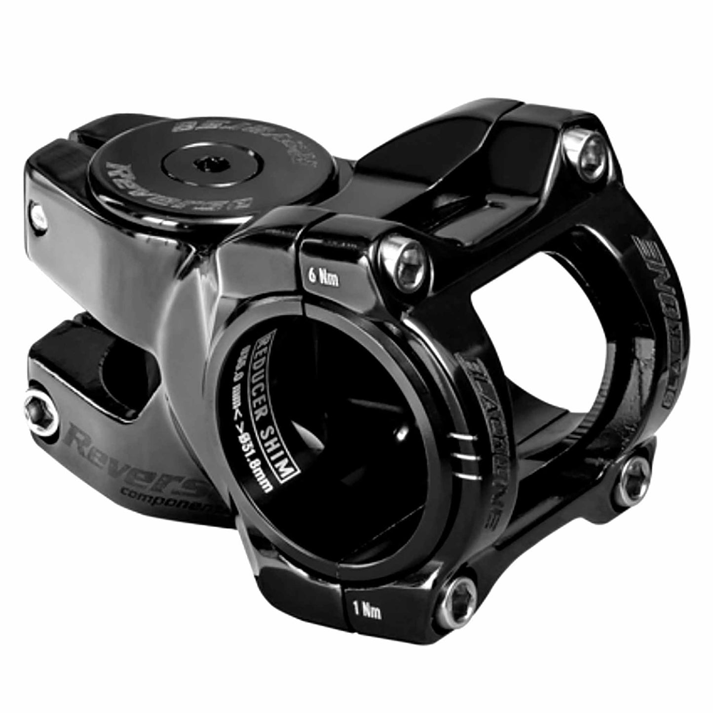 Reverse Black One D-2 Ti Stem (31.8/35.0) 35mm Black/Black