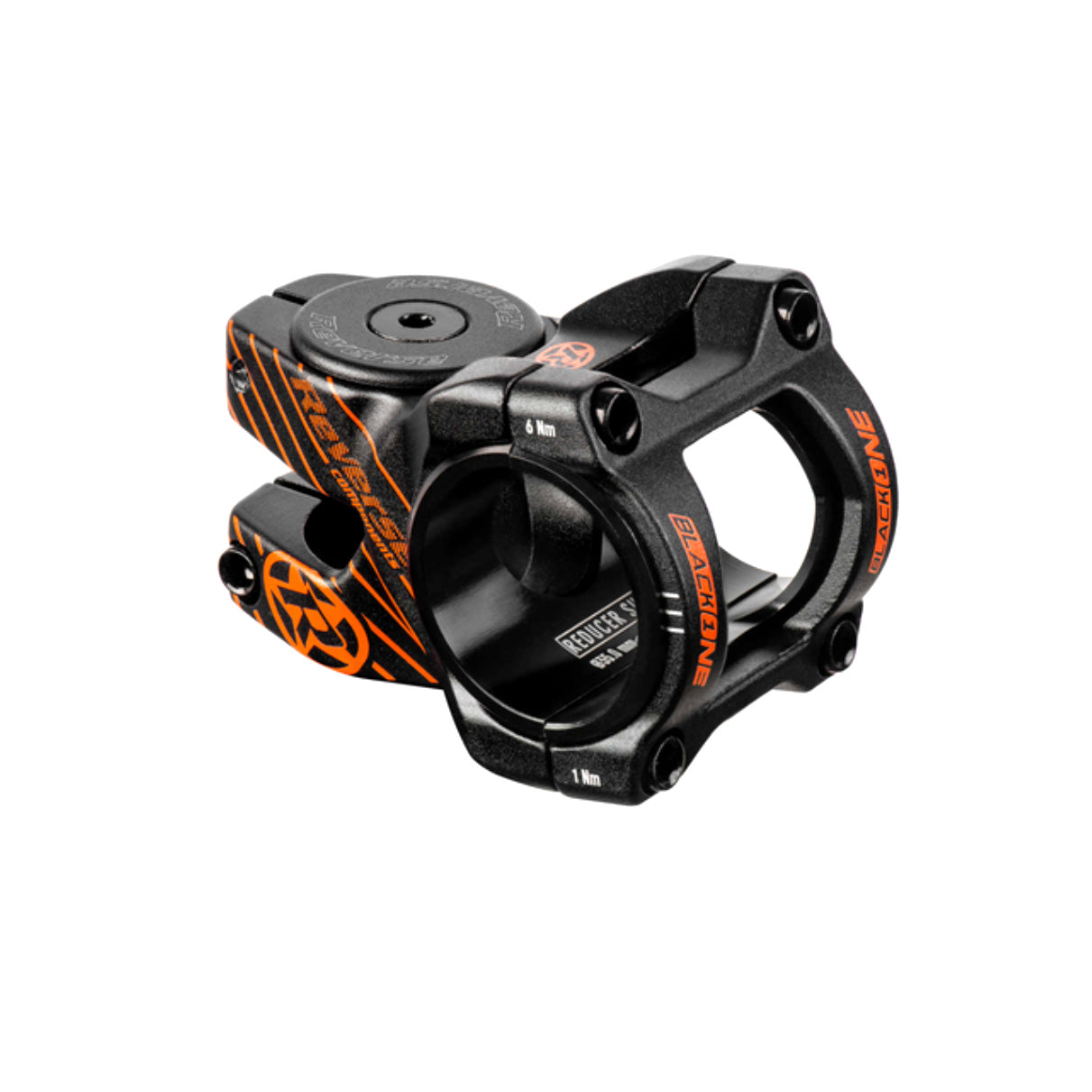 Reverse Black One D-2 Stem (31.8/35.0) 35mm Black/Orange