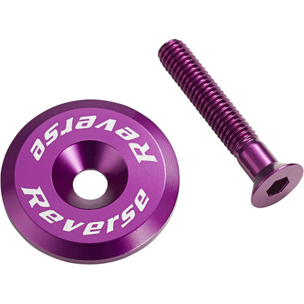 Reverse Ahead Cap with Screw Purple