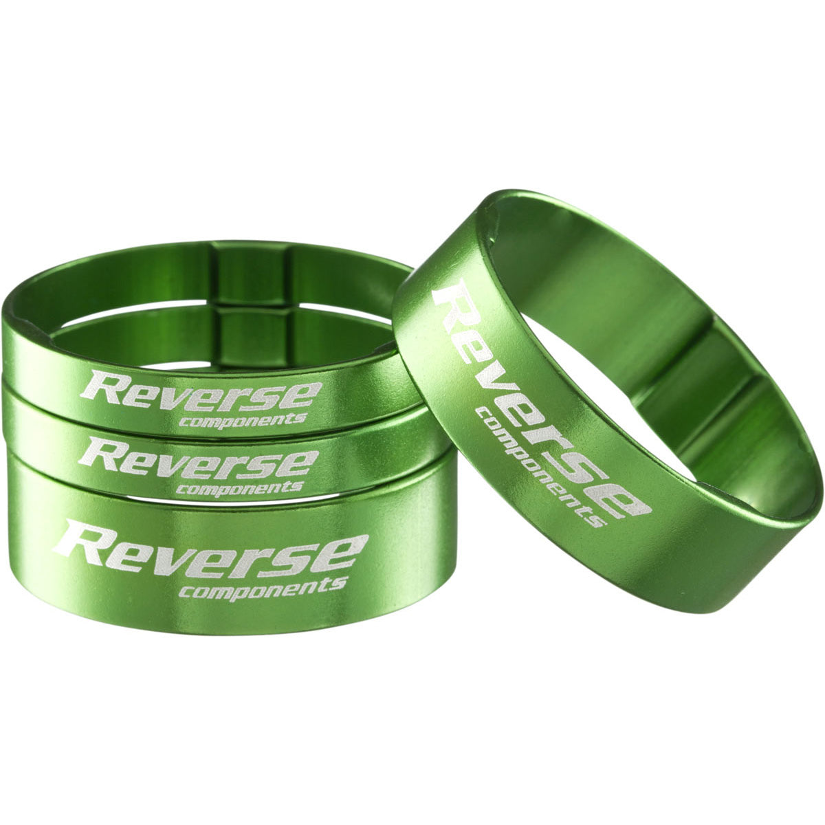 Reverse Ultralight Headset Spacer Set Set/4 Green