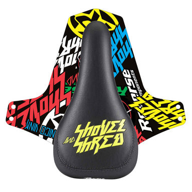 Reverse Nico Vink Shovel and Shred Saddle Black/Yellow-Goodwynn&#39;sGoodwynn&#39;s