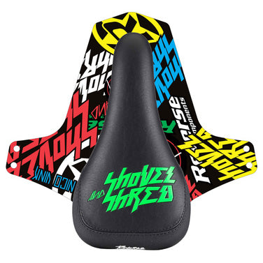 Reverse Nico Vink Shovel and Shred Saddle Black/Neon Grn