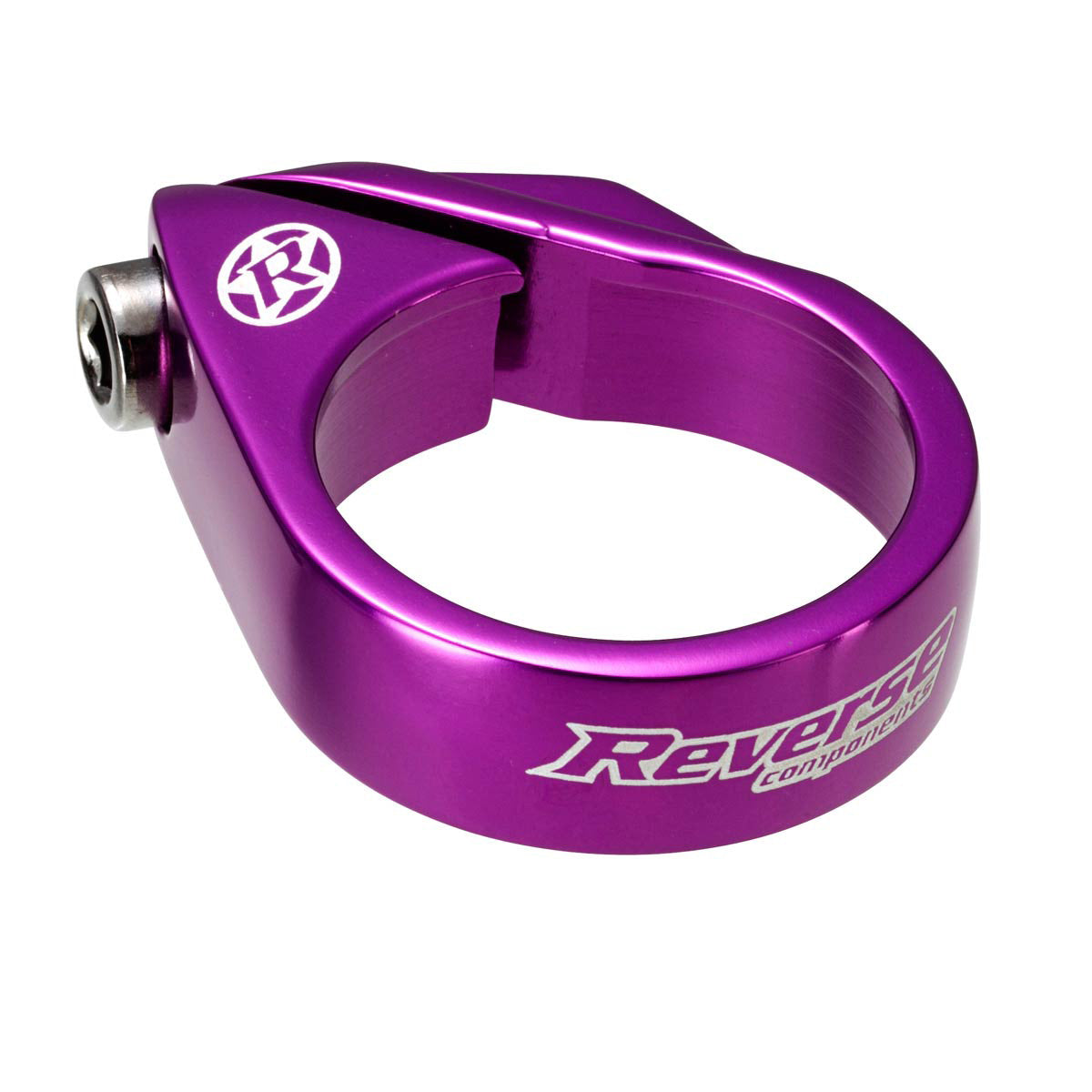 Reverse Bolt Seatpost Clamp 34.9mm Purple